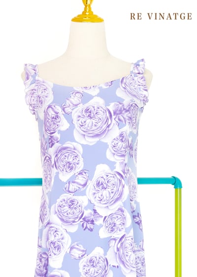 紫色玫瑰唯美浪漫洋裝10