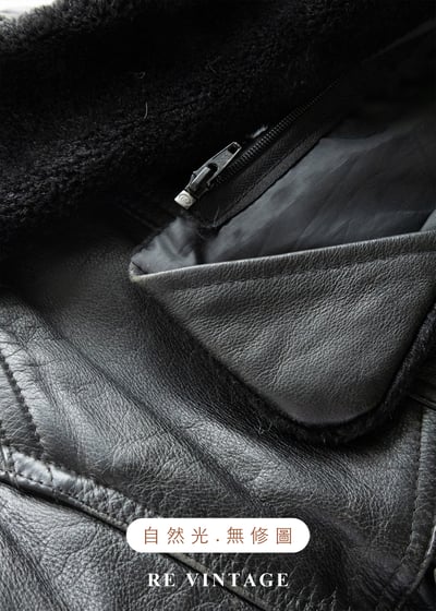 逆風黑行重工細節皮革外套22