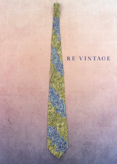 春天在領口綻放圖騰領帶5