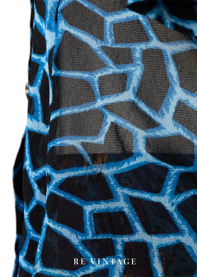 視覺靈魂長頸鹿紋透膚上衣11