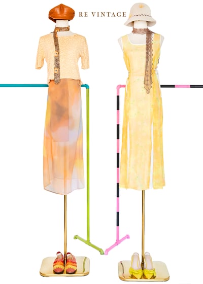 Tender Peach 線條繞繞薄款針織上衣2