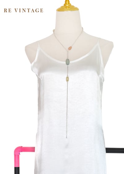 Snow White 緞面內搭長洋裝3