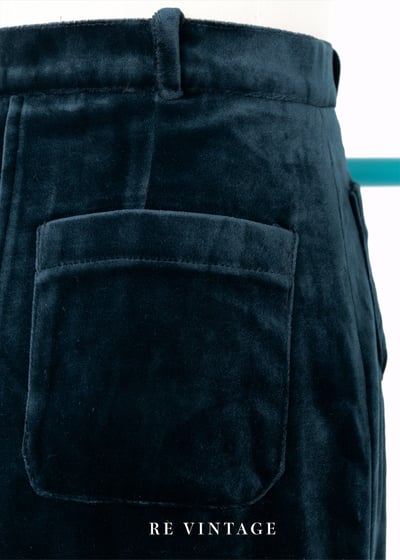 Atlantic Deep 絨布及膝美裙（26"）10