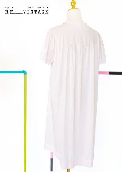 『紐約寶物』Nightshirts 淡粉色小小花刺繡上衣洋裝6