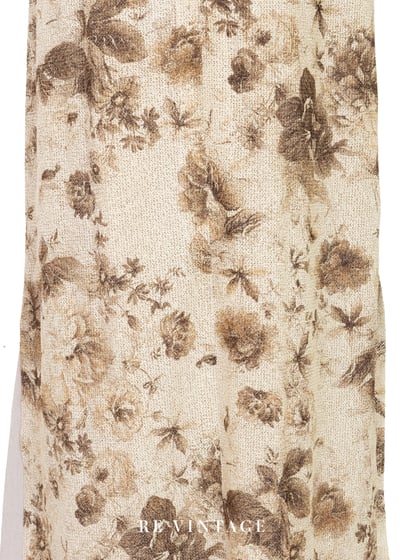 套裝長裙 - 棕影花語舊夢長裙（27-30"）12