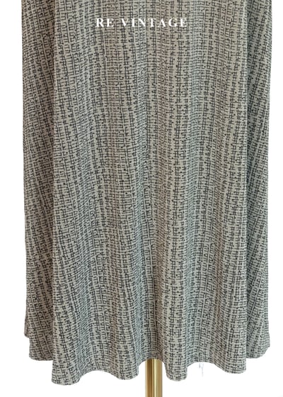 灰綠色畫布筆觸長裙（24-30"）4