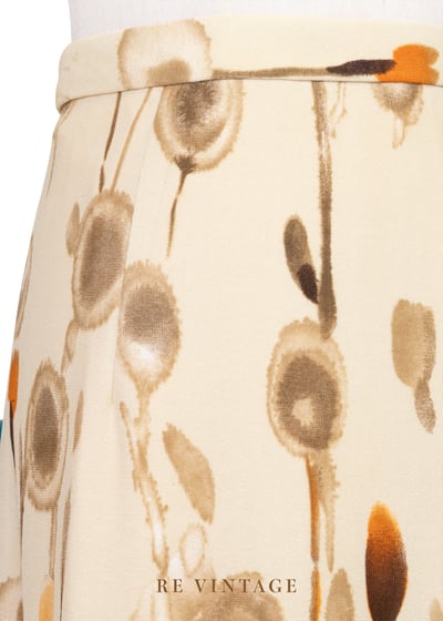 秋日暈染水彩花裙（26"）5