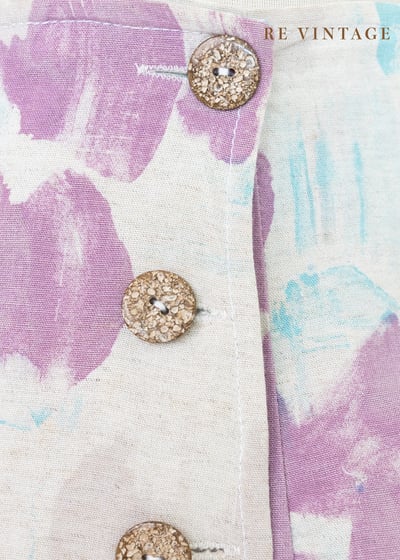 馬卡龍粉藍粉紫色一片式中長裙（26")5