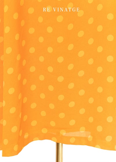 Neon Orange 點點長洋裝7