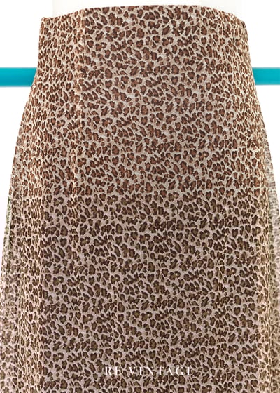 Roar 小豹紋網紗長裙（25-28"）9