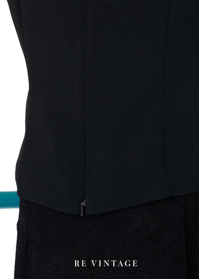 時髦黑白撞印斑馬紋背心11