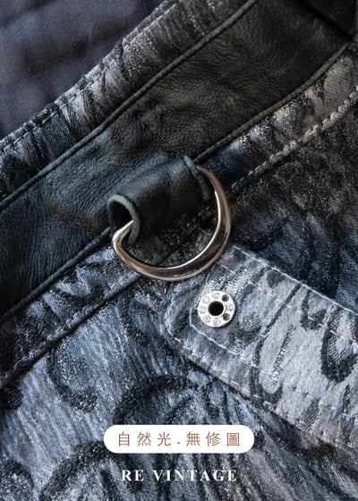 灰墨花影帥氣長褲（28"）16