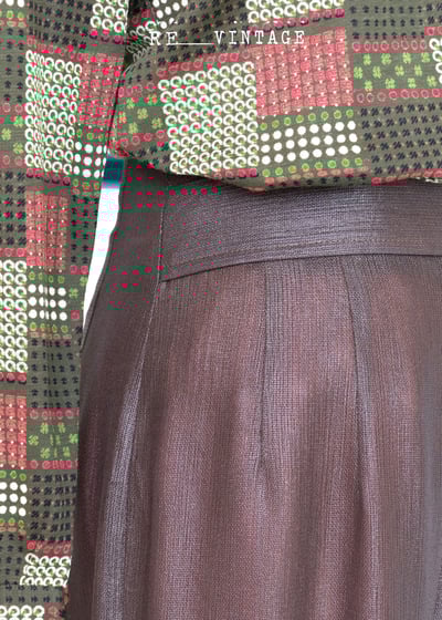 亮亮巧克力慕斯高腰寬版長褲7