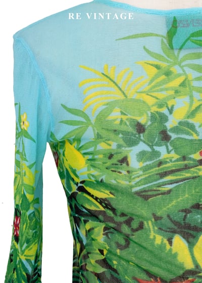 叢林幻境 - 亞馬遜的呼吸網紗上衣10