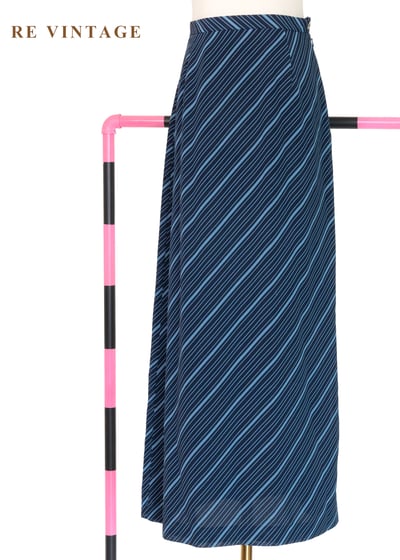 套裝裙子 - 藍色海風斜紋長裙（26"）1