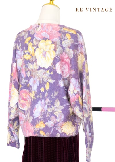 Purple Orchid 花朵盛開毛衣10