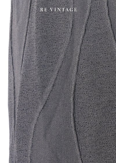 深灰暗流波紋長裙（27"）9