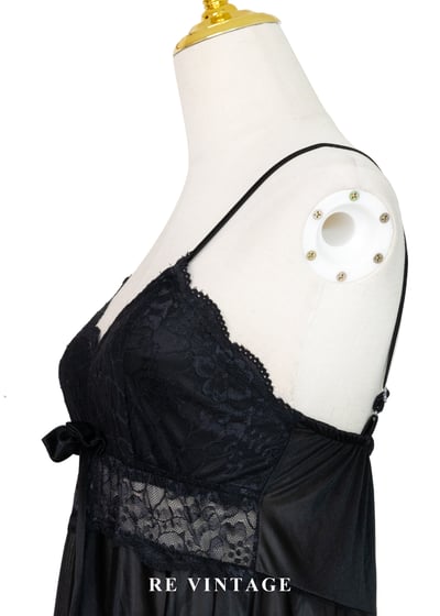 午夜蕾絲叛逆少女細肩帶內搭洋裝9