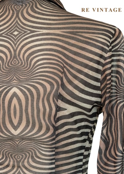 視覺迷走的條紋詩透膚上衣11