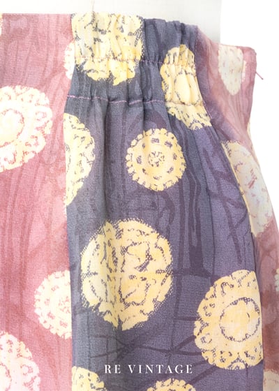 奶油花圓舞曲高腰短裙（25-28"）5