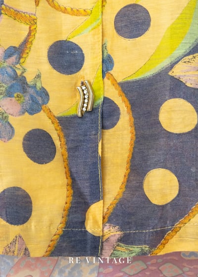 紫花點點麻花繩短袖上衣7