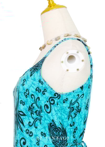 海洋綠民族世界細肩帶洋裝9