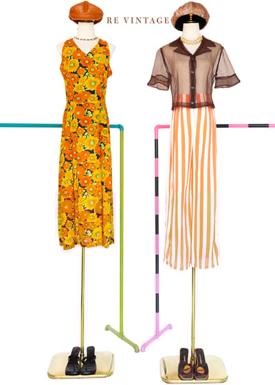 阿瑪菲橘光義大利漫步線條高腰寬褲（26"）2