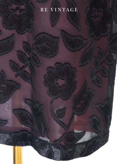 Pink Lemonade 黑色小花長裙（27"）8