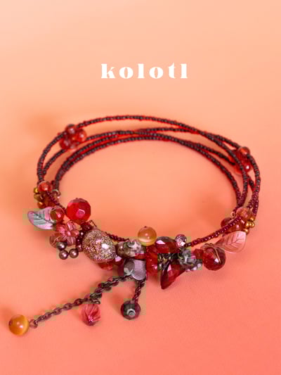 『法國寶物』紅石榴皇后頸鍊3