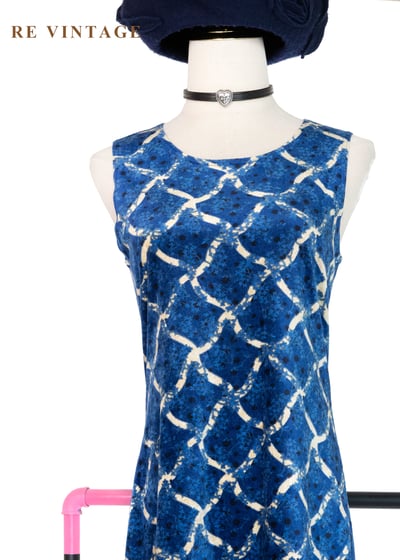 日本製 - 深海時間沖刷鱗片絨布洋裝7