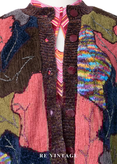 Colors in layes 針織材質混搭毛線外套3