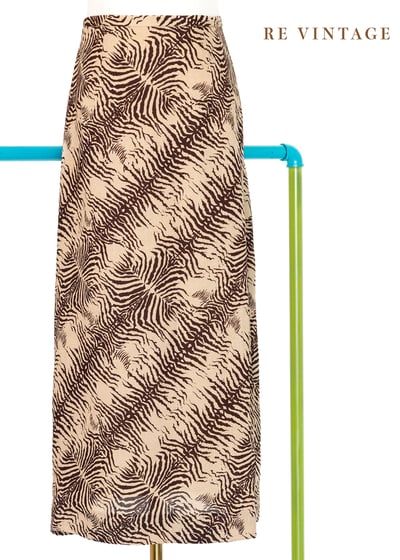 棕色迷途紋路美裙（～26"）8