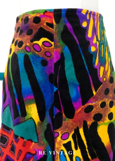 Neon Beats 潑墨狂想絨布短褲（27"）3