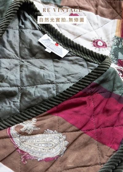 『歐洲寶物』拼接復古刷色個性背心20