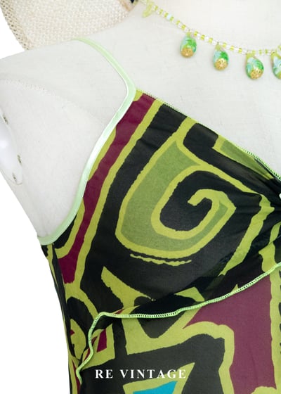 青竹絲迷宮圖騰細肩帶背心4