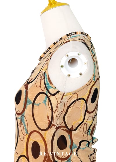 摩登棕色軌道迴圈長洋裝11