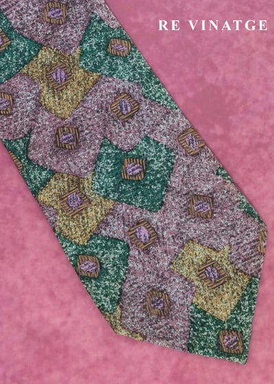 色彩遊戲夢幻幾何領帶5