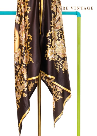 幻境帝國緞面繞頸洋裝4