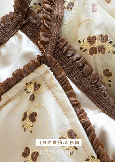 愛心蜜蜂花園細肩帶洋裝14