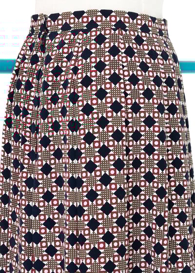 顛倒小方塊氣質中長裙（25"）3