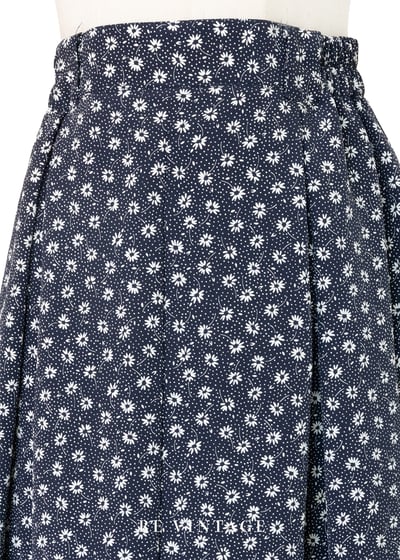 清新の藍色小白花褲裙（23-27"）3