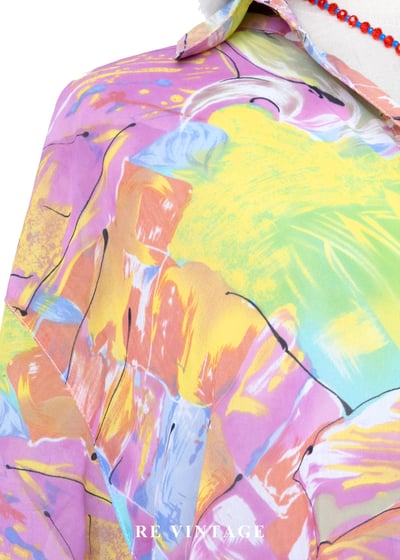 印象派的晨曦 - 彩繪水彩藝術襯衫5