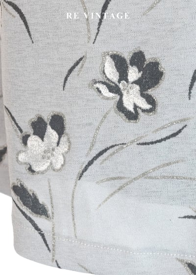 淺灰色柔軟小白花短裙（26-28"）6