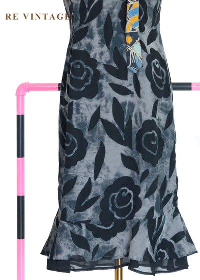 墨染薔薇緹花迷人洋裝4