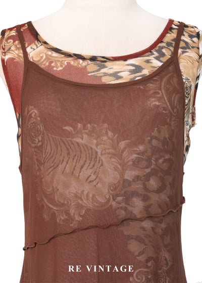 虎虎生風巧克力色長洋裝3