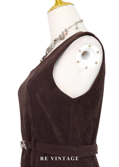 質感單品 - 濃郁可可貴族收腰長洋裝8