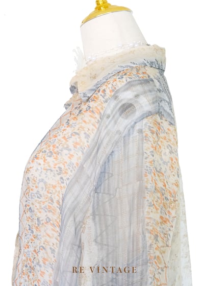 Pastel Echo 淡彩回音雪紡襯衫8