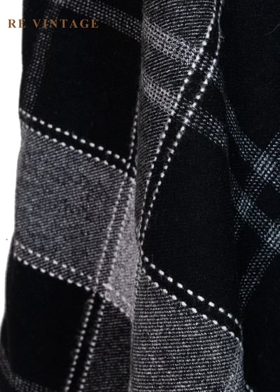 格紋結構不規則裙擺短裙（26"）6