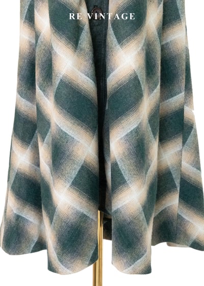 Echo in the Pines 霧裡森林格紋長洋裝4