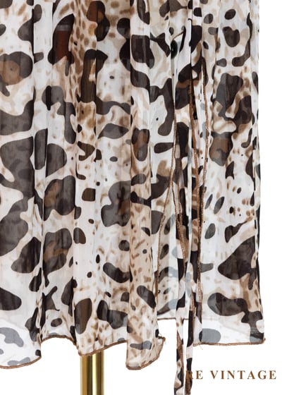 野性秩序 - 甜辣森林荷葉豹紋細肩帶上衣7